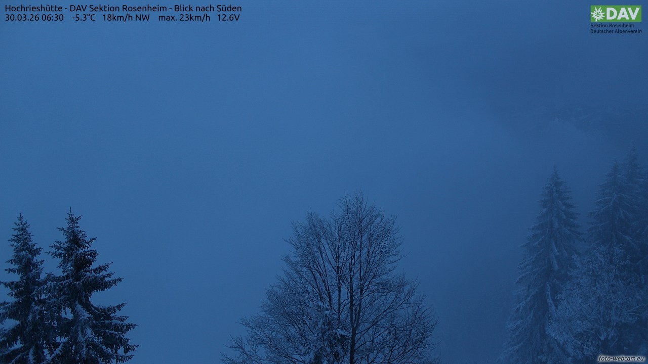 Archiv Foto Webcam Hochries Süd