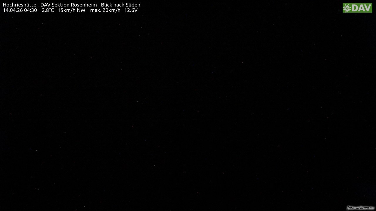 Archiv Foto Webcam Hochries Süd