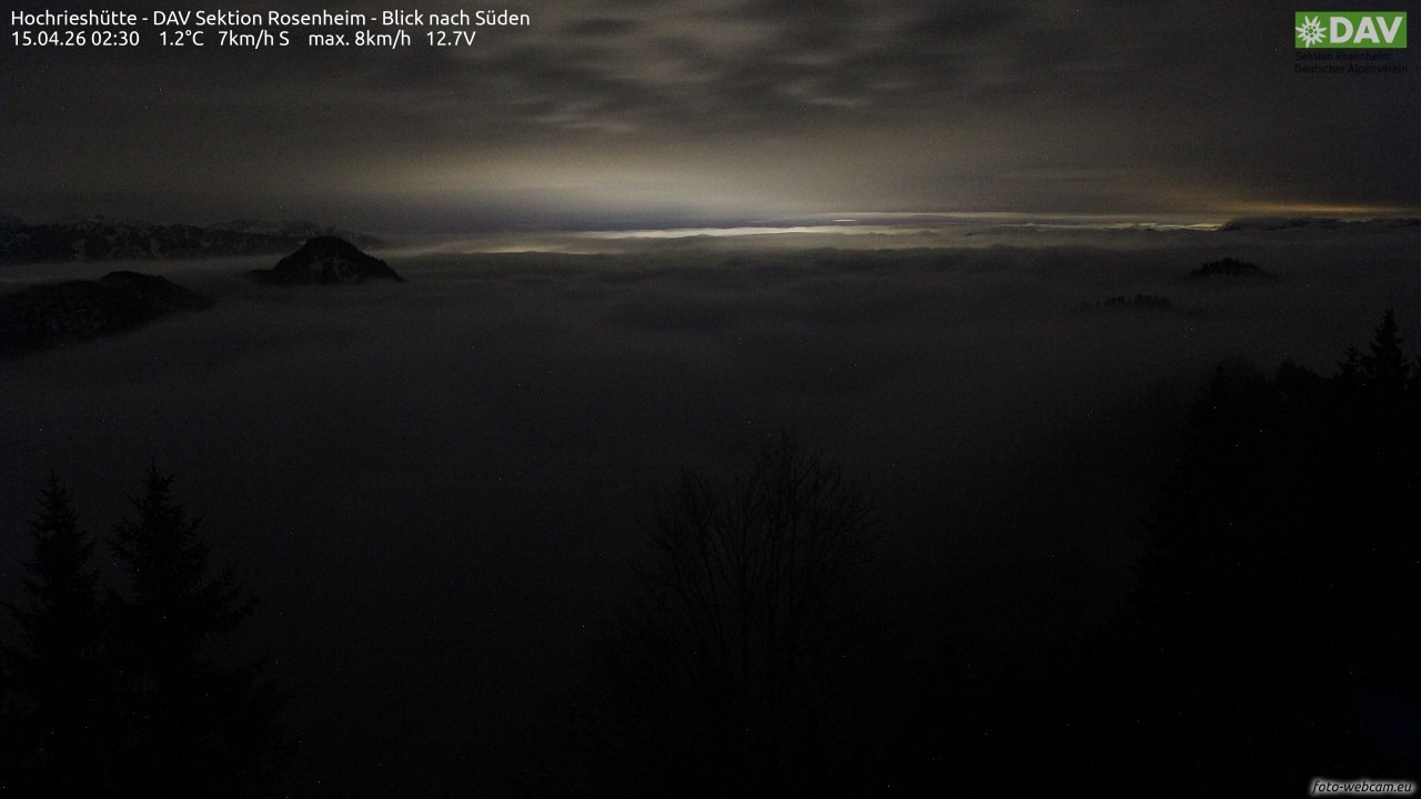 Archiv Foto Webcam Hochries Süd