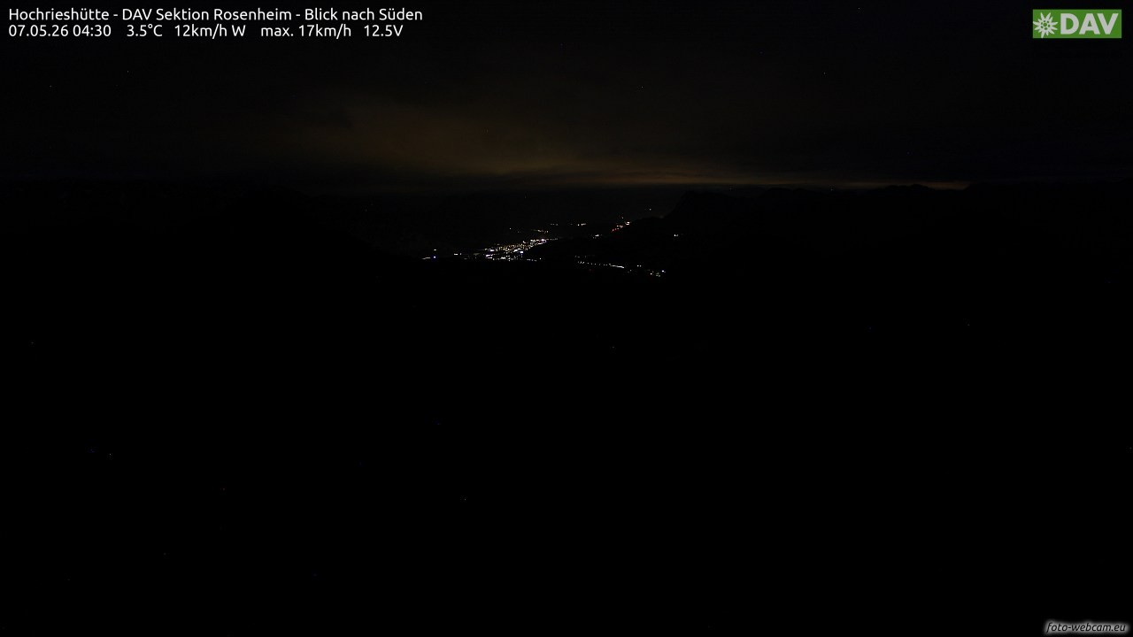 Archiv Foto Webcam Hochries Süd