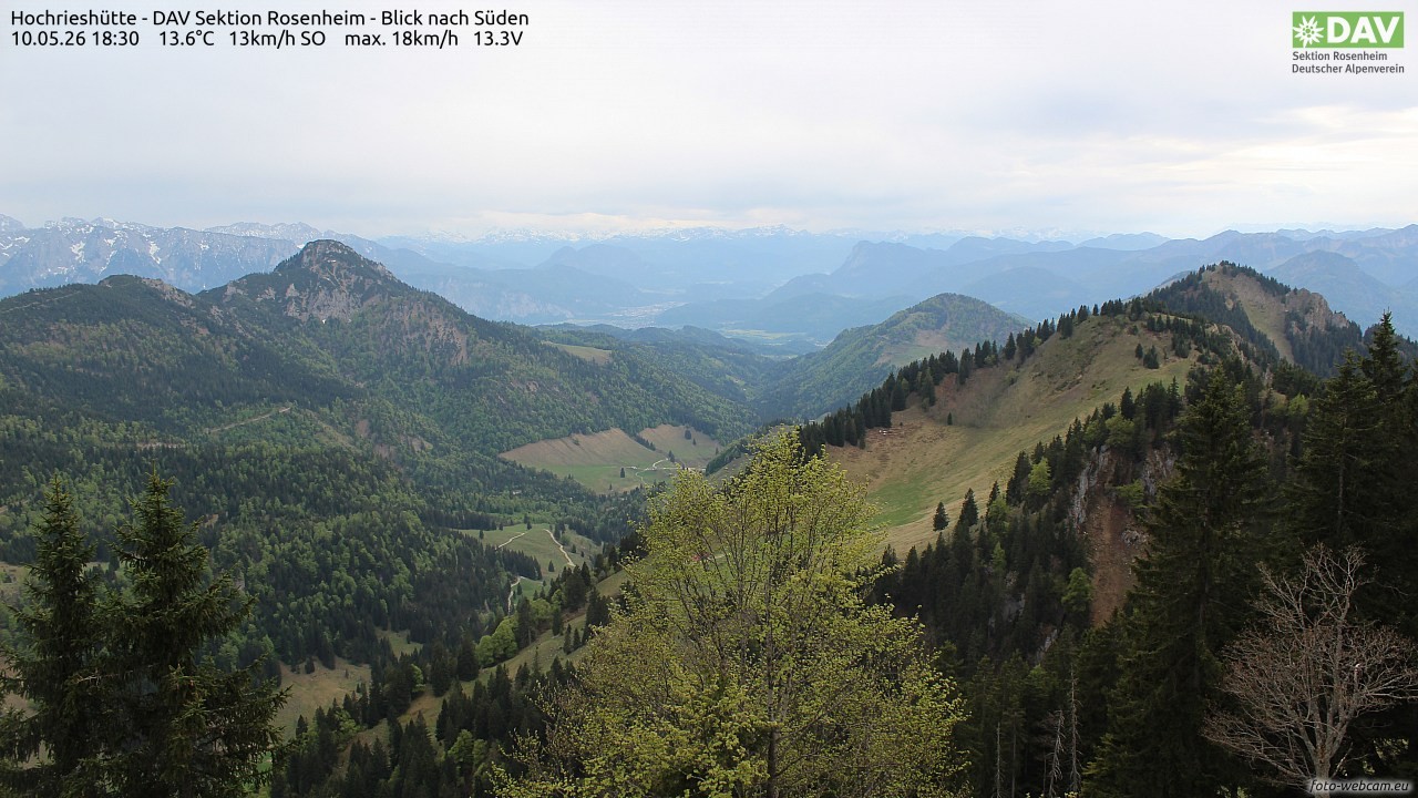 Archiv Foto Webcam Hochries Süd