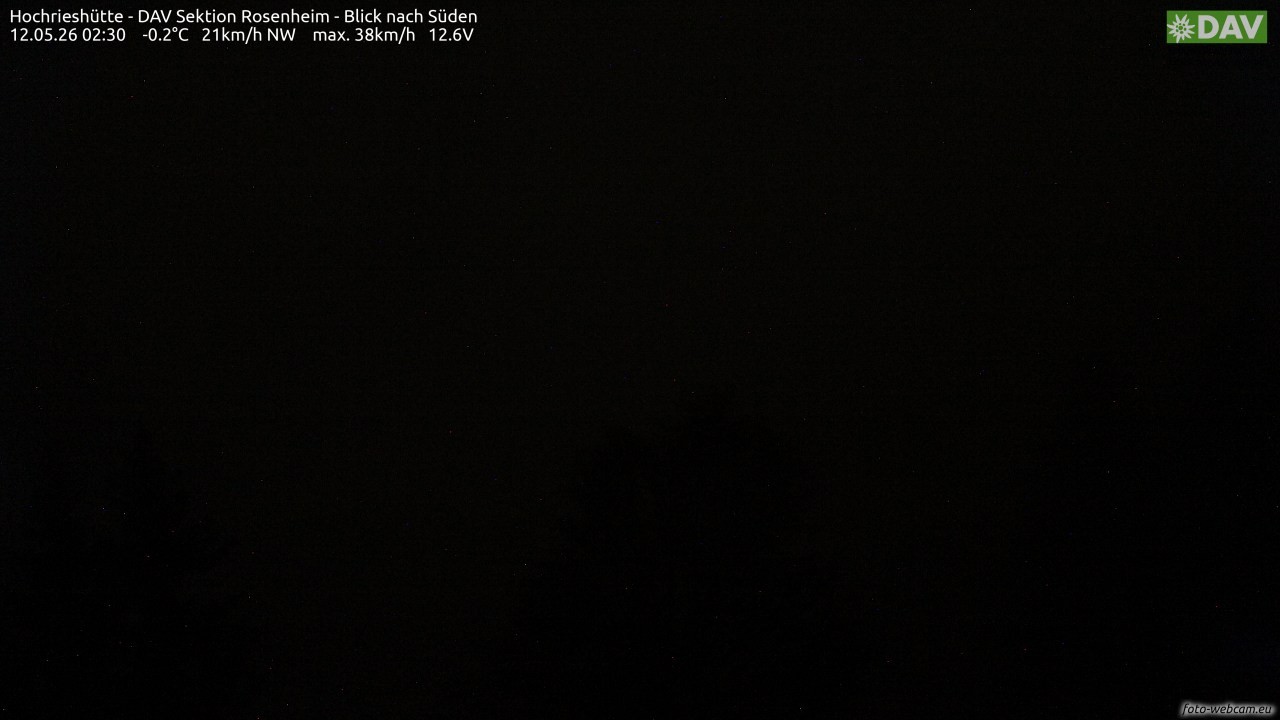 Archiv Foto Webcam Hochries Süd