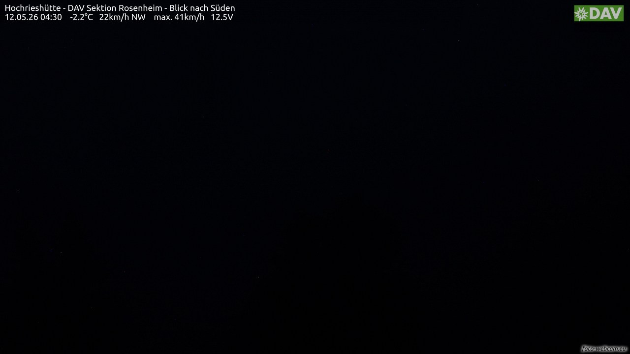 Archiv Foto Webcam Hochries Süd