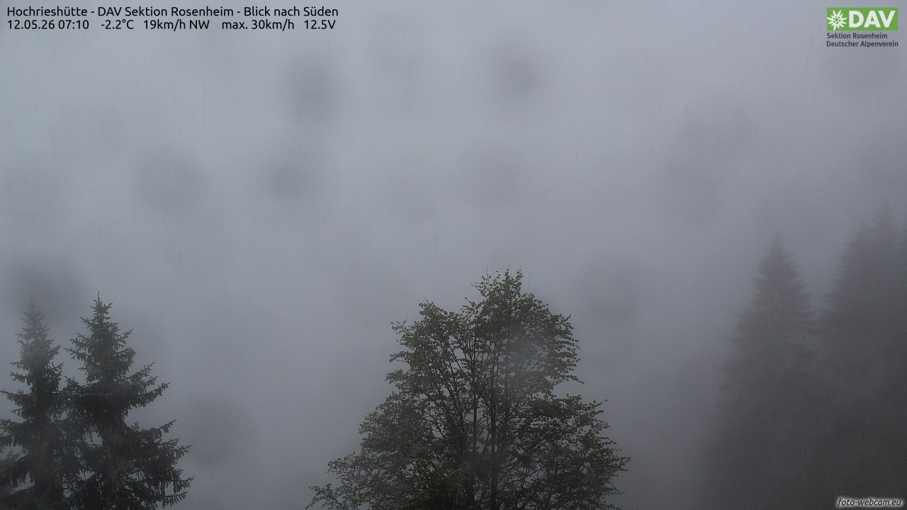 Archiv Foto Webcam Hochries Süd