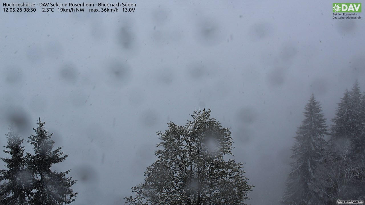 Archiv Foto Webcam Hochries Süd