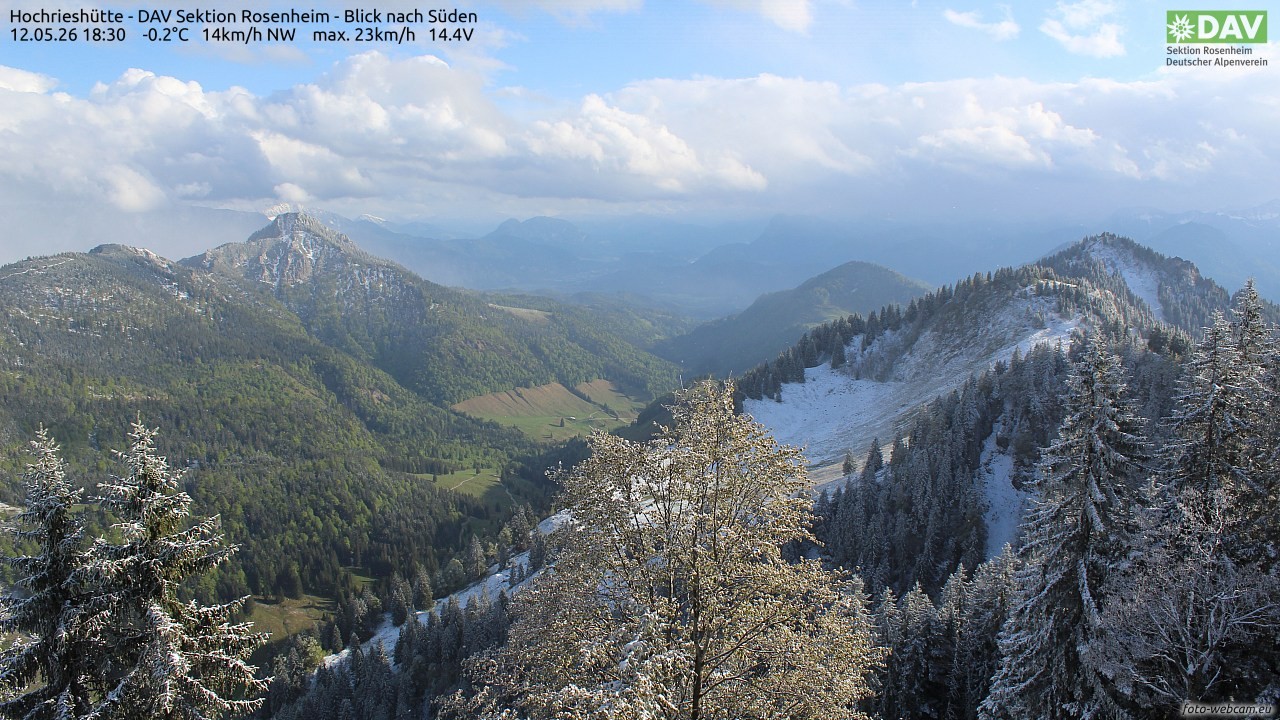 Archiv Foto Webcam Hochries Süd