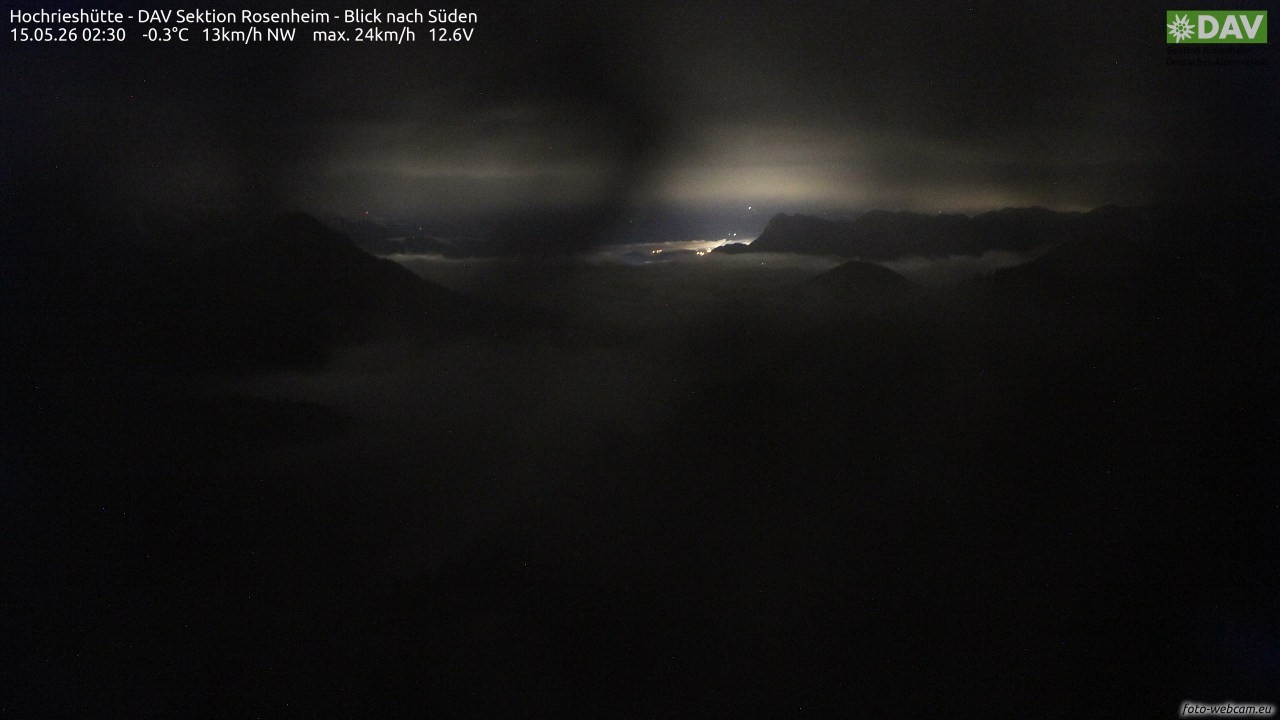 Archiv Foto Webcam Hochries Süd