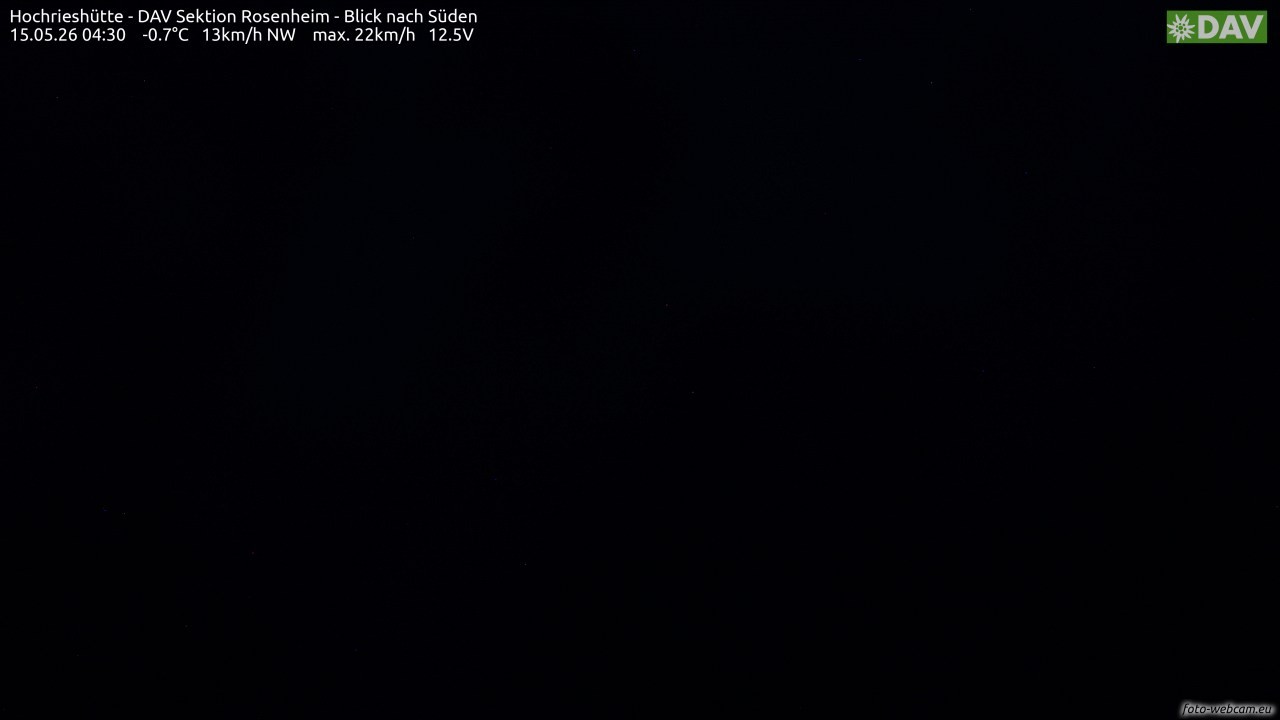 Archiv Foto Webcam Hochries Süd