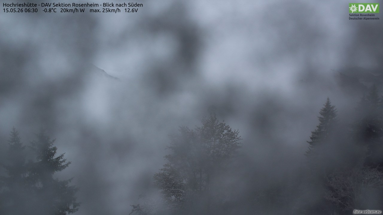 Archiv Foto Webcam Hochries Süd