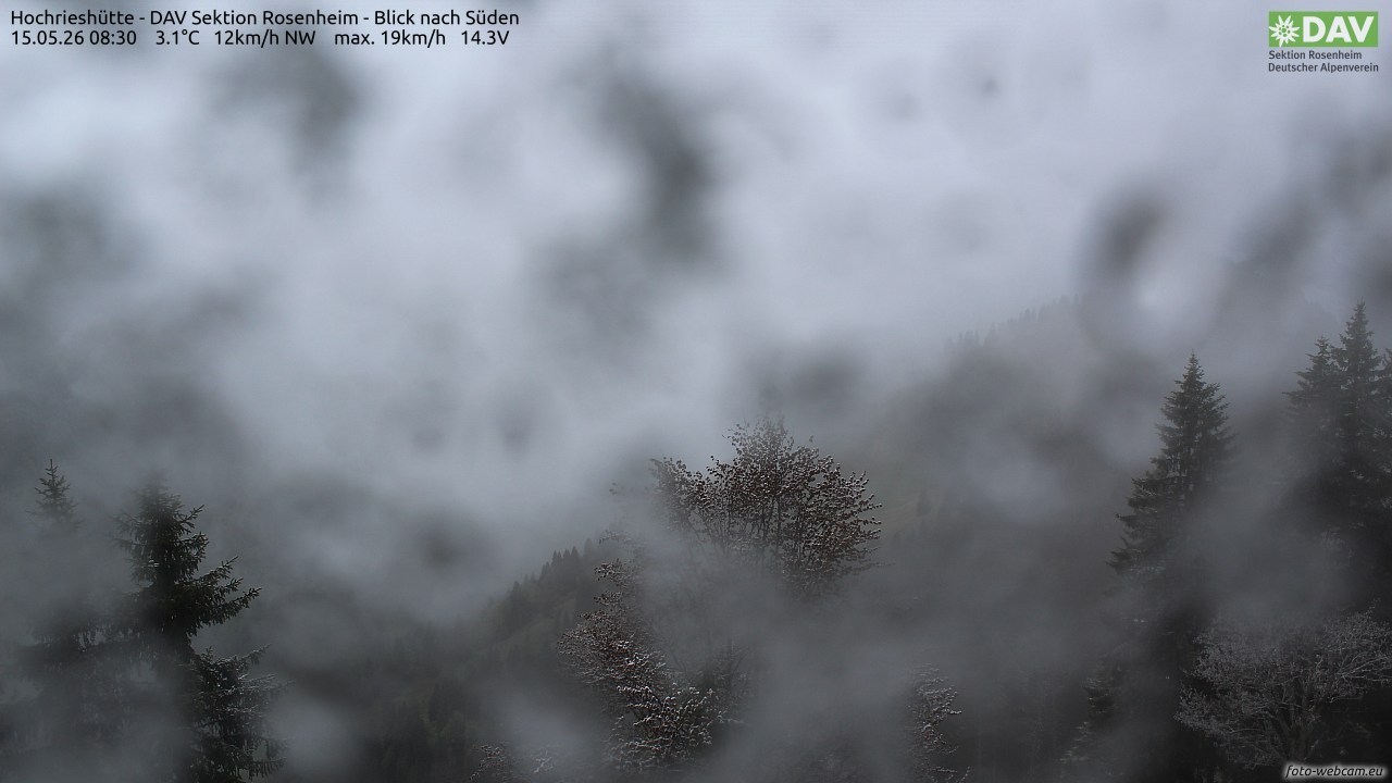 Archiv Foto Webcam Hochries Süd
