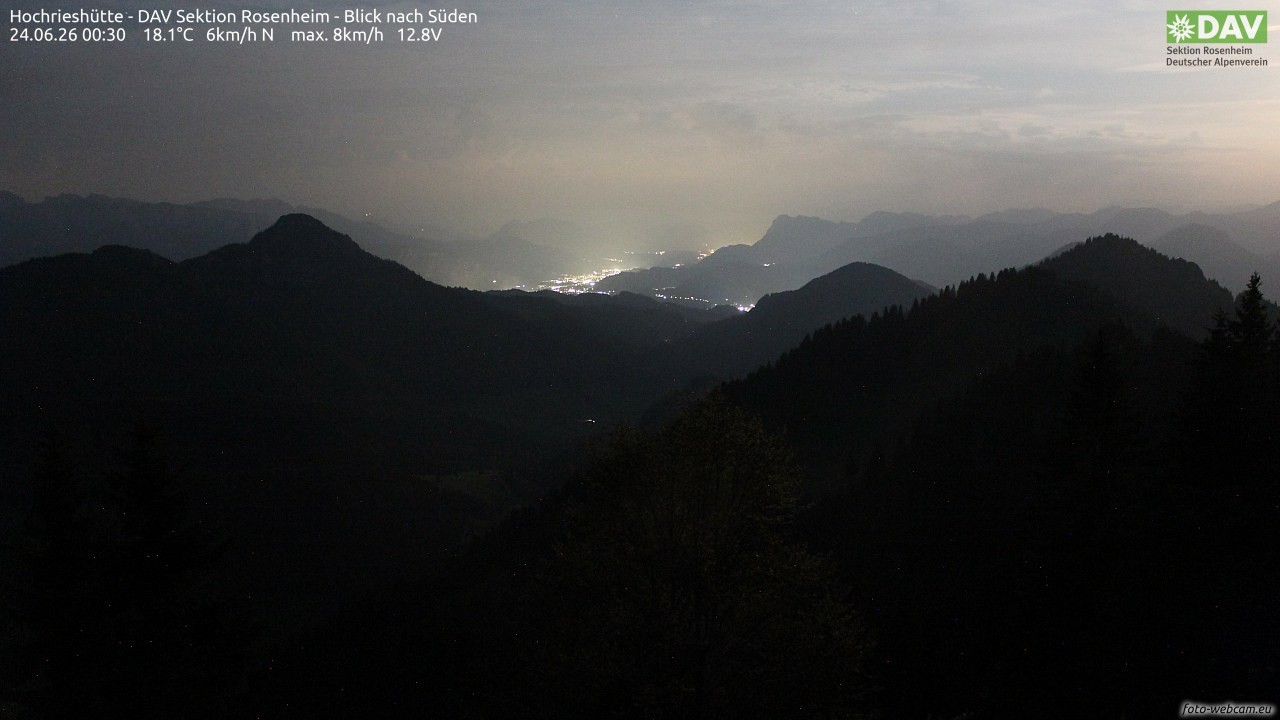 Archiv Foto Webcam Hochries Süd