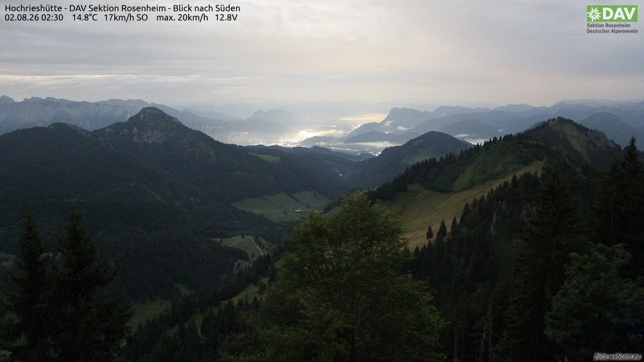 Archiv Foto Webcam Hochries Süd