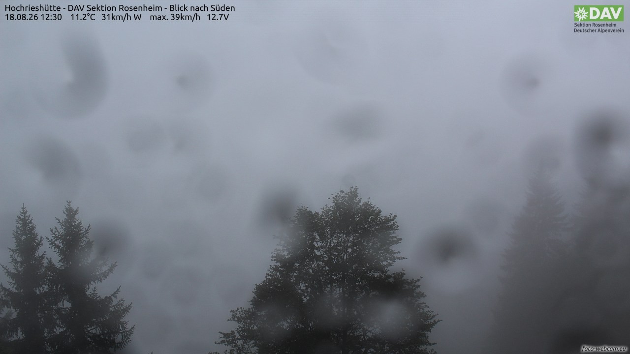Archiv Foto Webcam Hochries Süd
