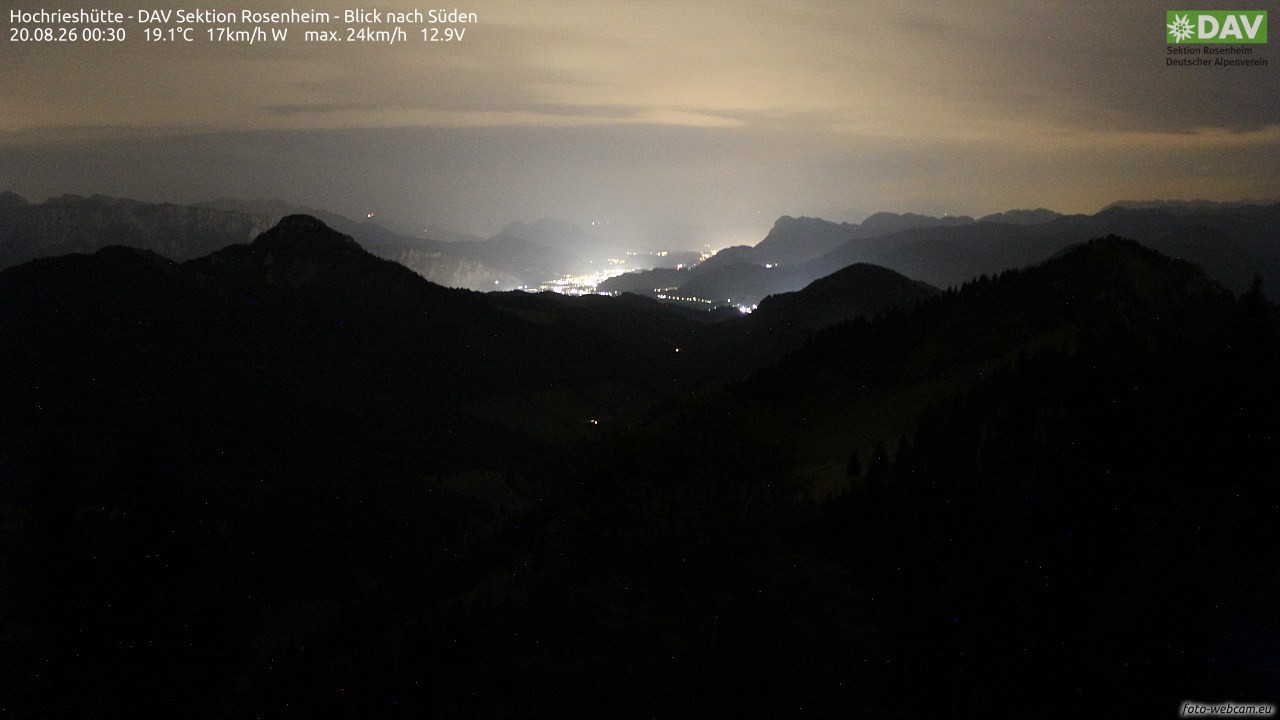 Archiv Foto Webcam Hochries Süd
