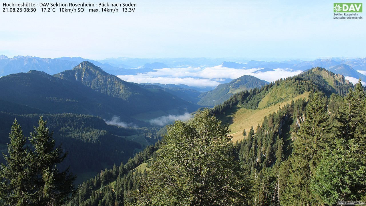 Archiv Foto Webcam Hochries Süd