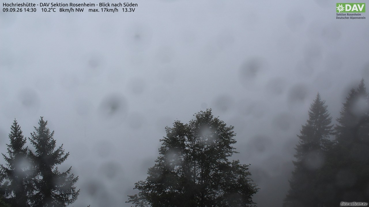 Archiv Foto Webcam Hochries Süd
