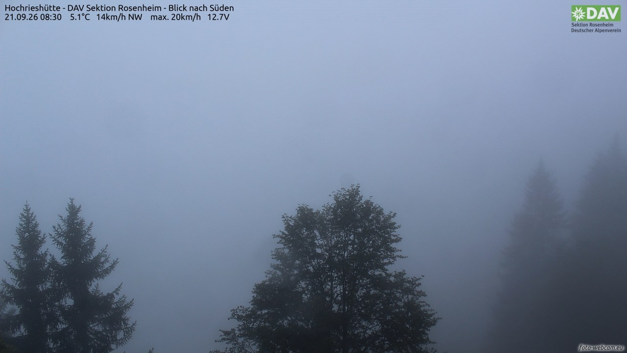 Archiv Foto Webcam Hochries Süd