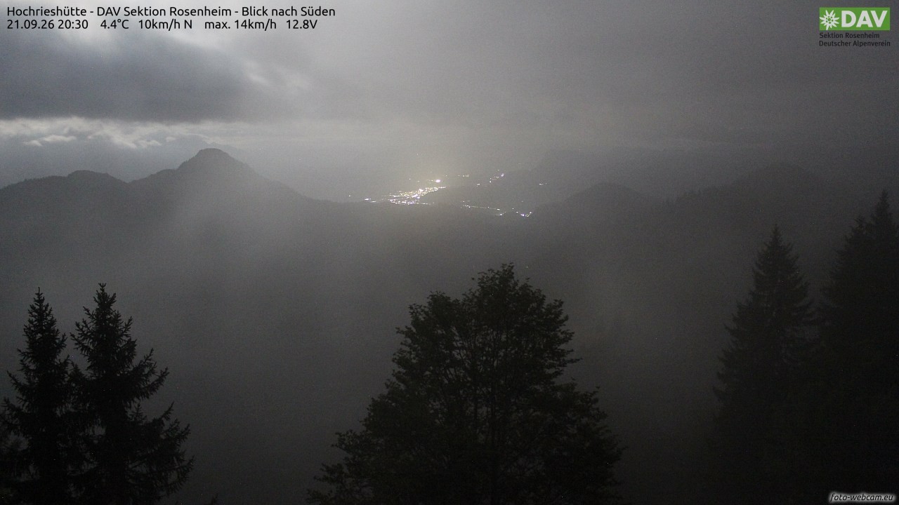 Archiv Foto Webcam Hochries Süd