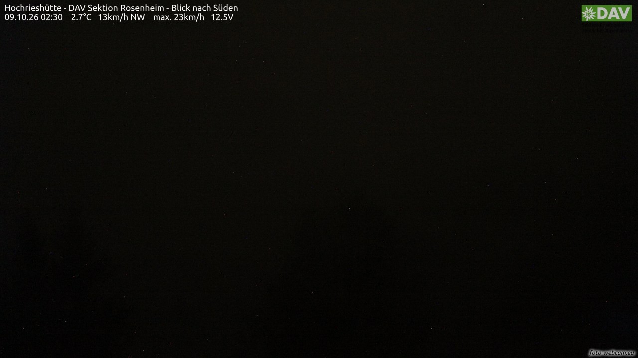 Archiv Foto Webcam Hochries Süd