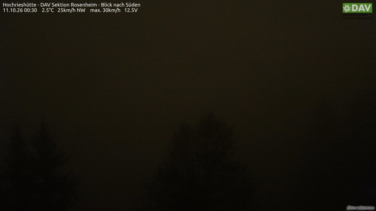 Archiv Foto Webcam Hochries Süd
