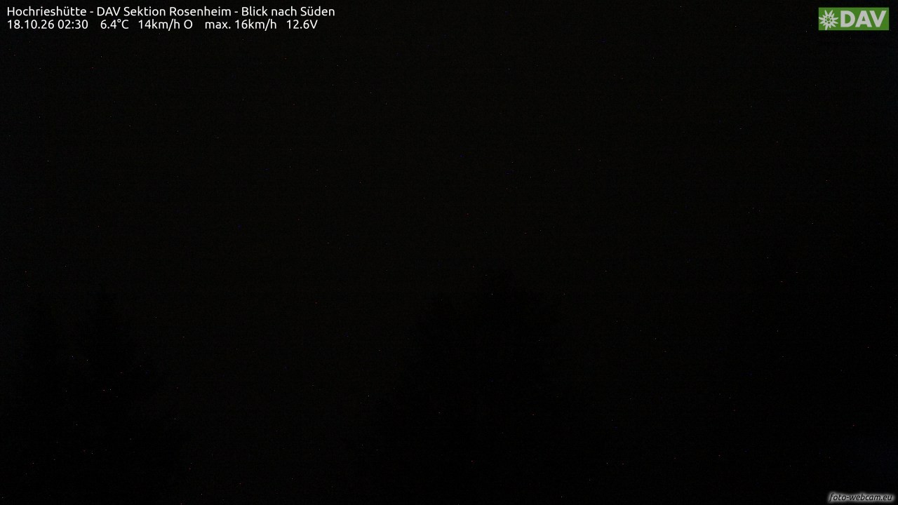 Archiv Foto Webcam Hochries Süd