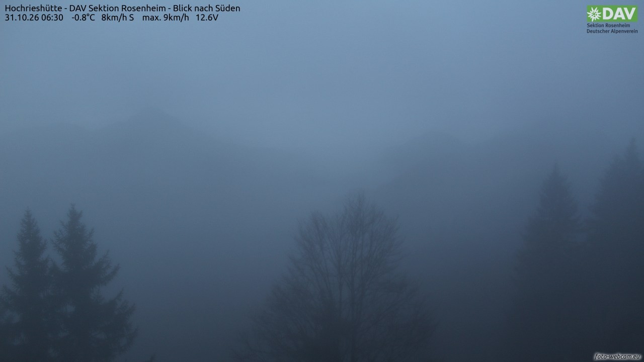 Archiv Foto Webcam Hochries Süd