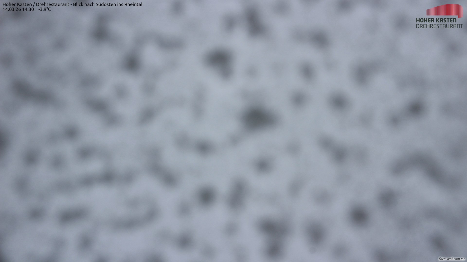 Archiv Foto Webcam Hoher Kasten - Blick ins Rheintal