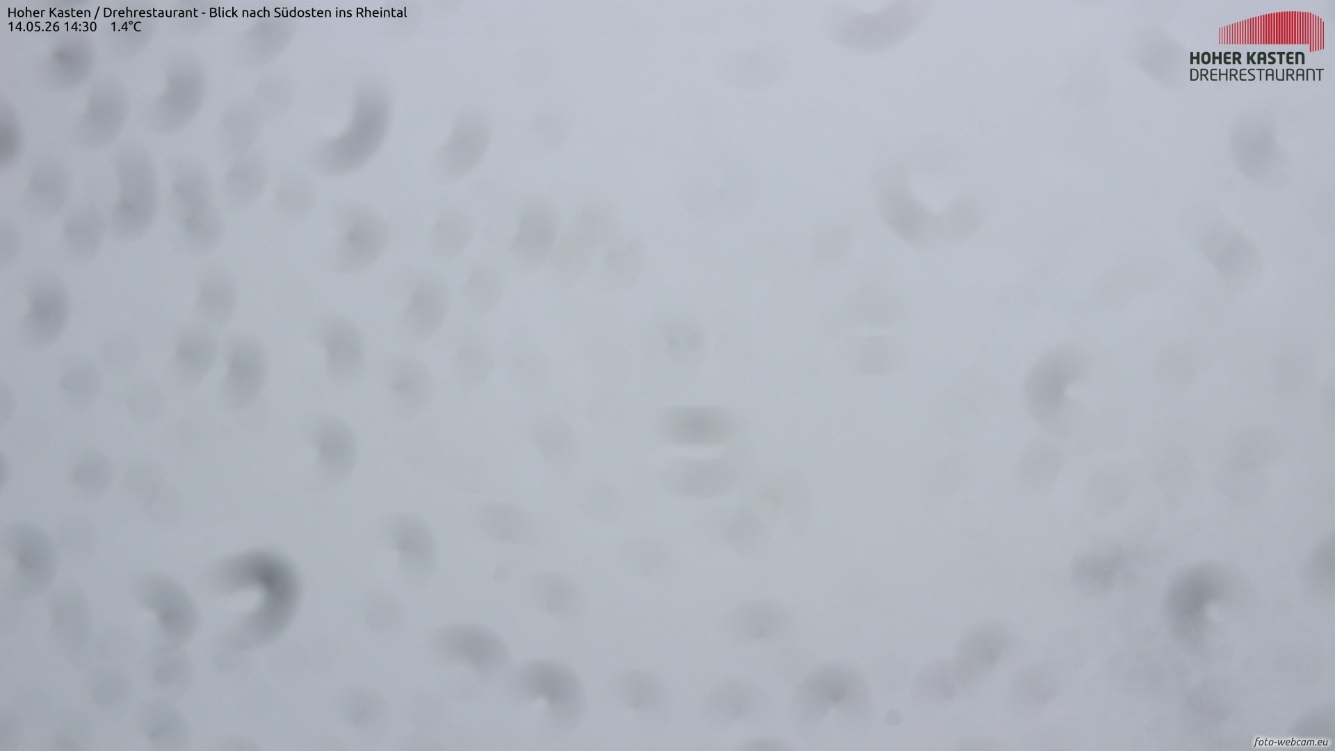 Archived image Webcam Hoher Kasten - View to the Rheintal