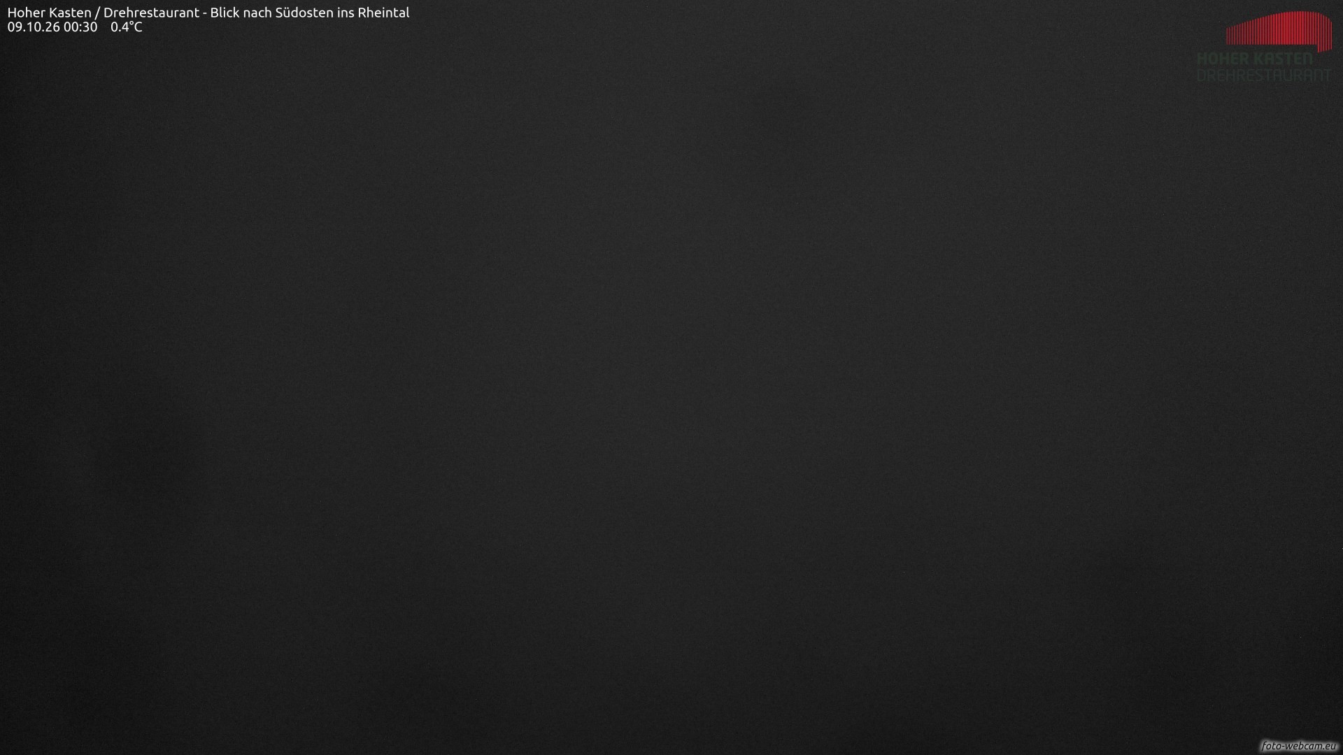 Archived image Webcam Hoher Kasten - View to the Rheintal