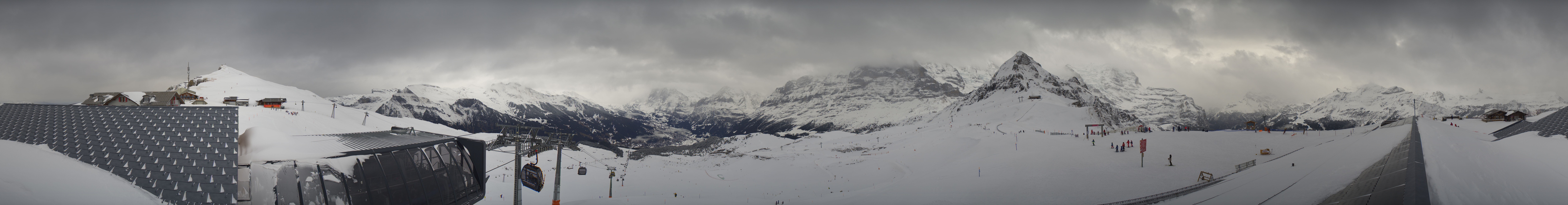 Archived image Webcam Panoramic view from the Männlichen