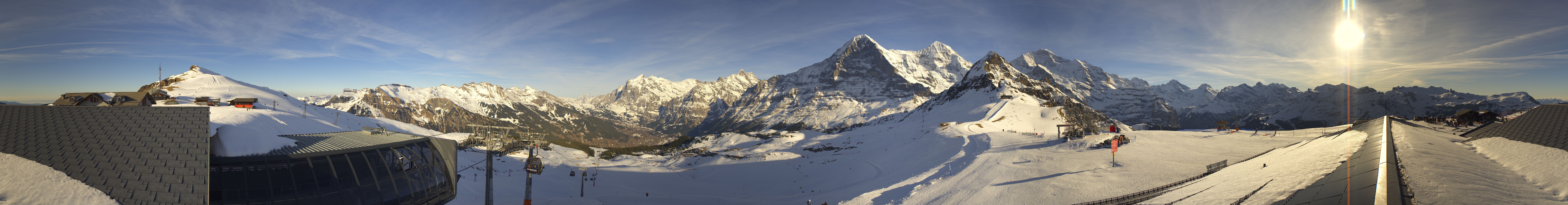 Archived image Webcam Panoramic view from the Männlichen