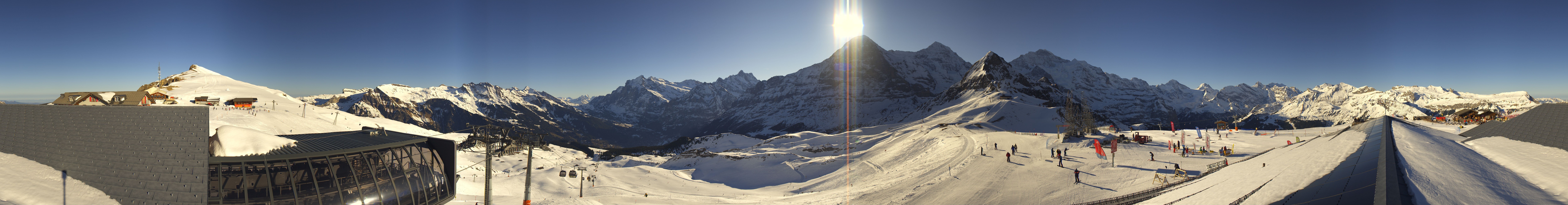 Archived image Webcam Panoramic view from the Männlichen