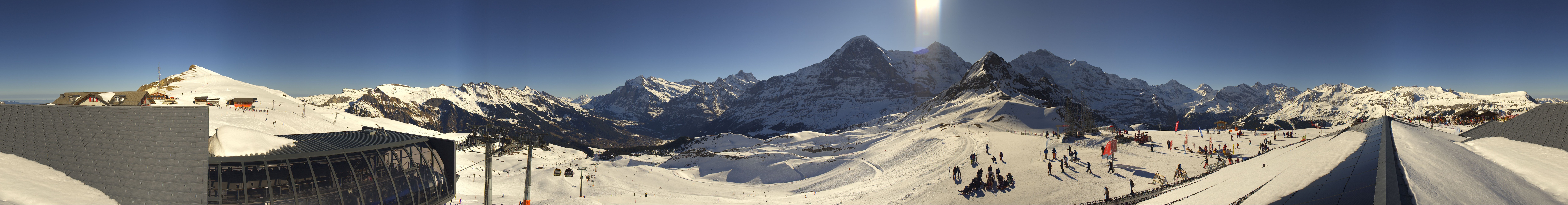 Archived image Webcam Panoramic view from the Männlichen