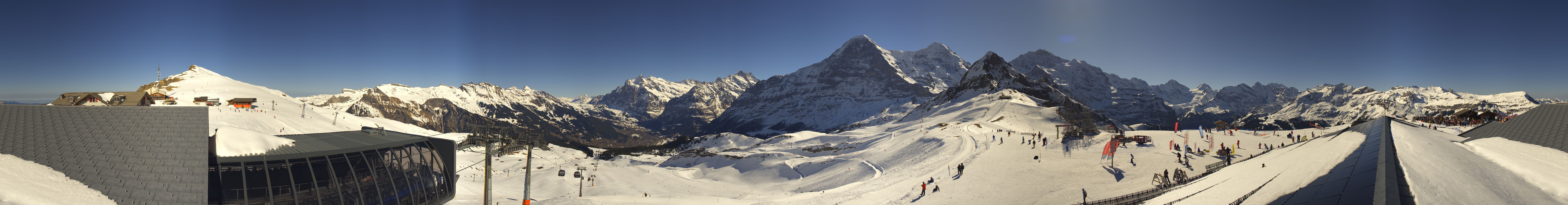 Archived image Webcam Panoramic view from the Männlichen