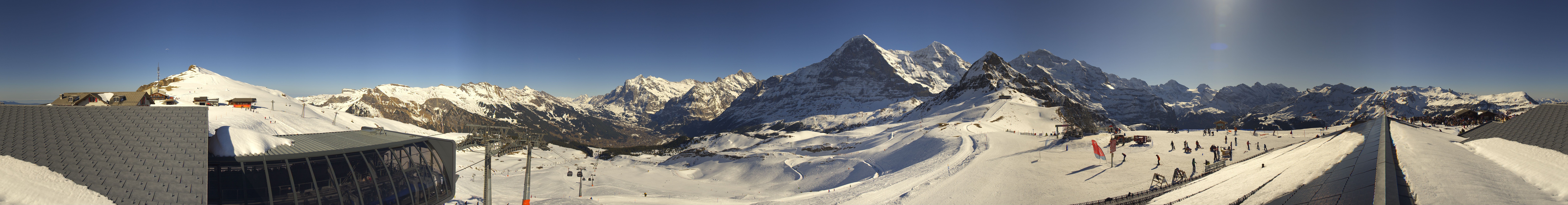 Archived image Webcam Panoramic view from the Männlichen