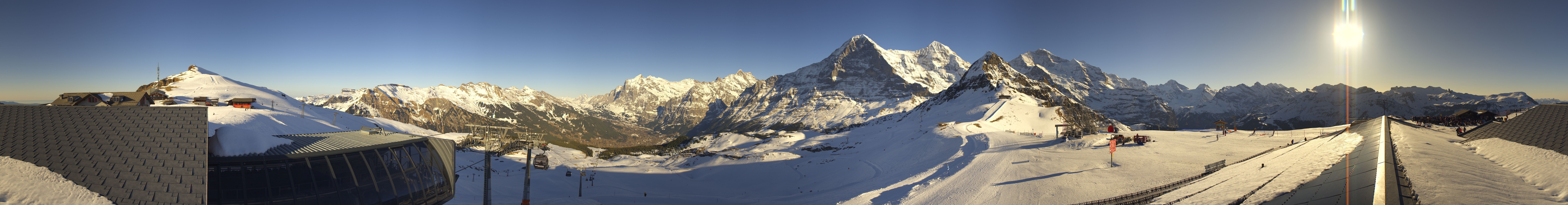 Archived image Webcam Panoramic view from the Männlichen