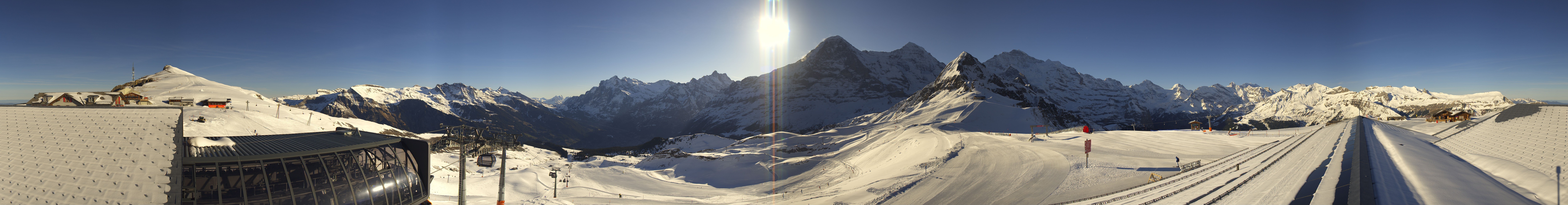 Archived image Webcam Panoramic view from the Männlichen