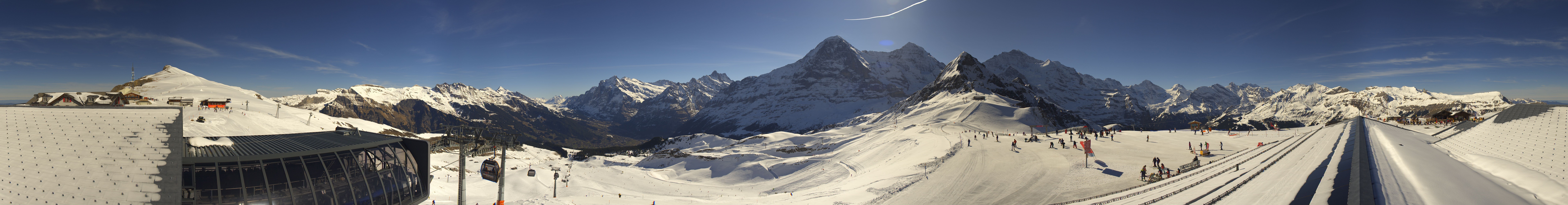 Archived image Webcam Panoramic view from the Männlichen