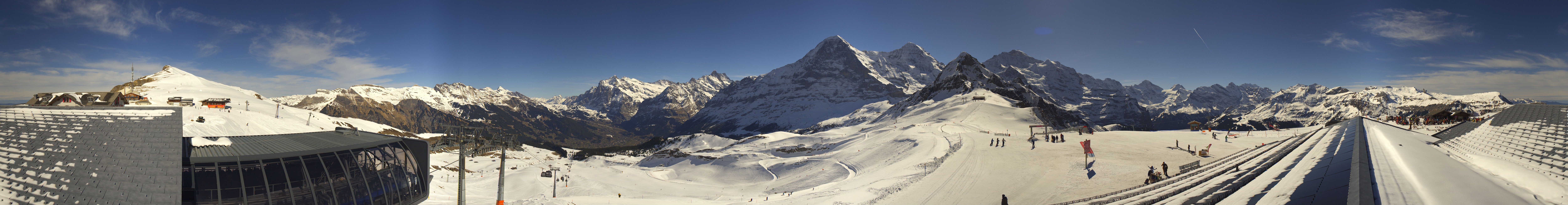 Archived image Webcam Panoramic view from the Männlichen