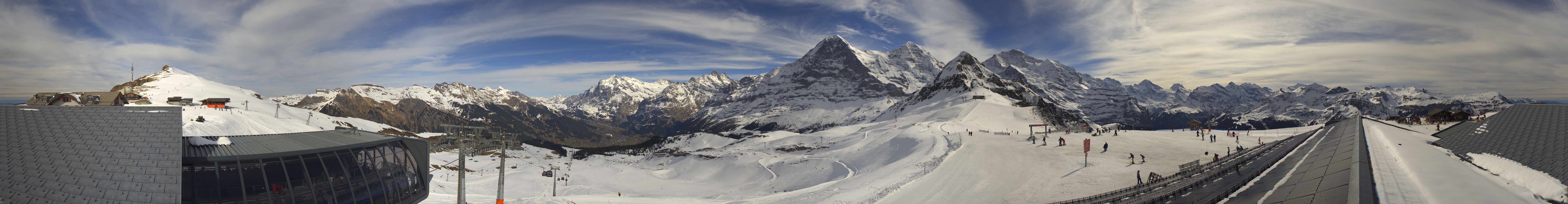 Archived image Webcam Panoramic view from the Männlichen