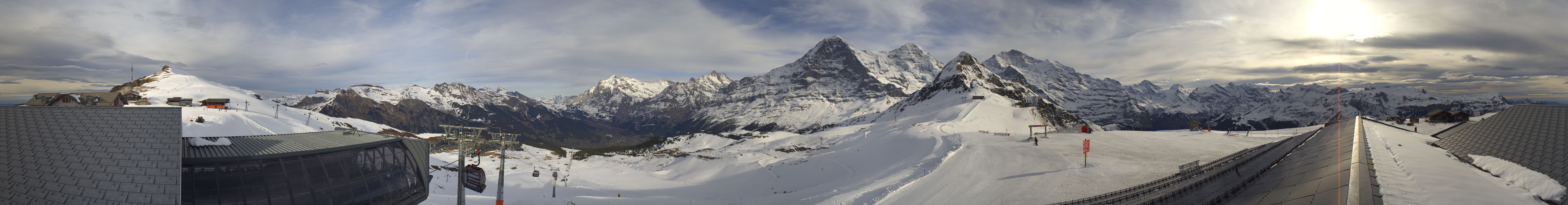 Archived image Webcam Panoramic view from the Männlichen