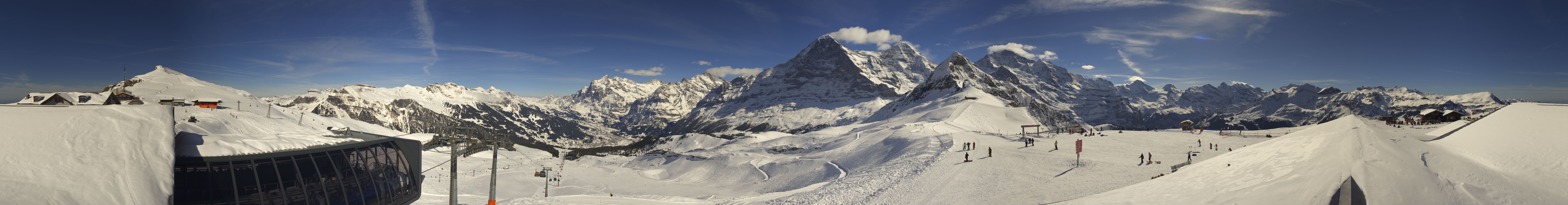 Archived image Webcam Panoramic view from the Männlichen