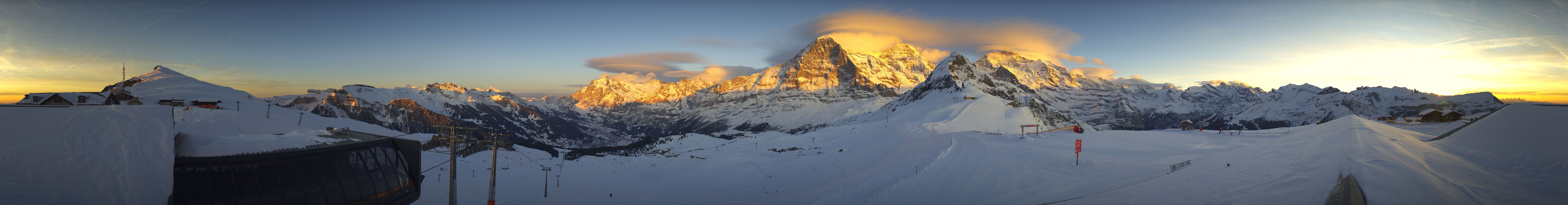 Archived image Webcam Panoramic view from the Männlichen