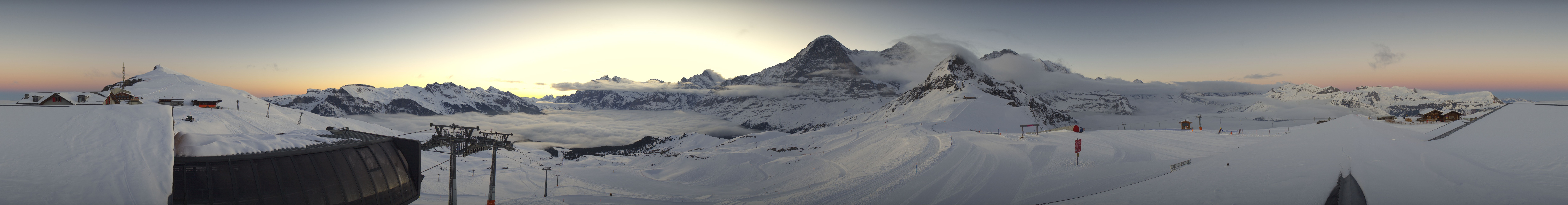 Archived image Webcam Panoramic view from the Männlichen