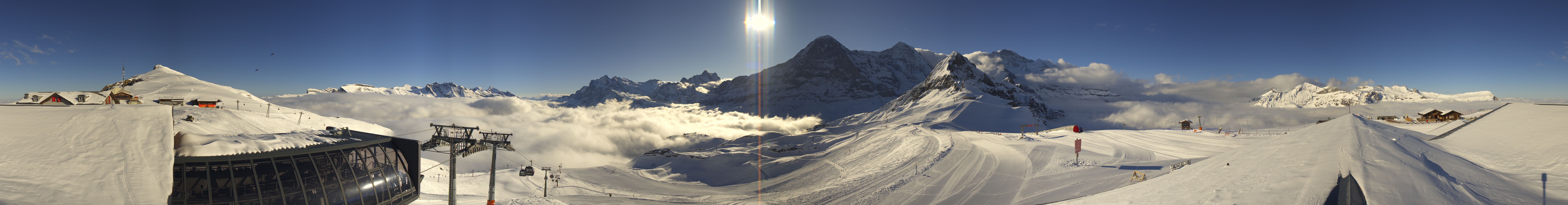 Archived image Webcam Panoramic view from the Männlichen