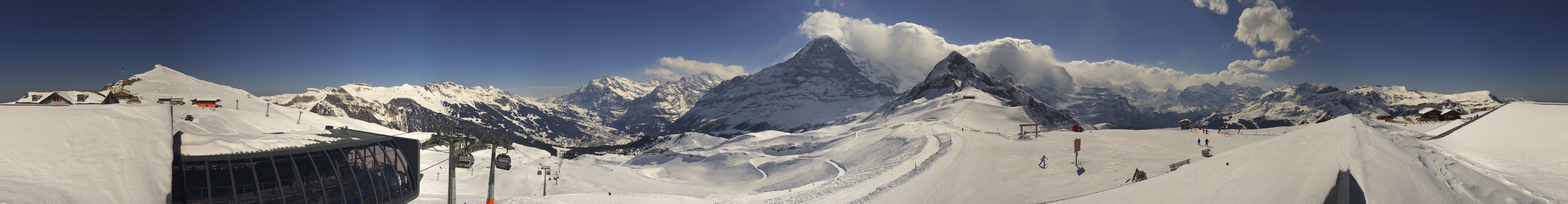 Archived image Webcam Panoramic view from the Männlichen