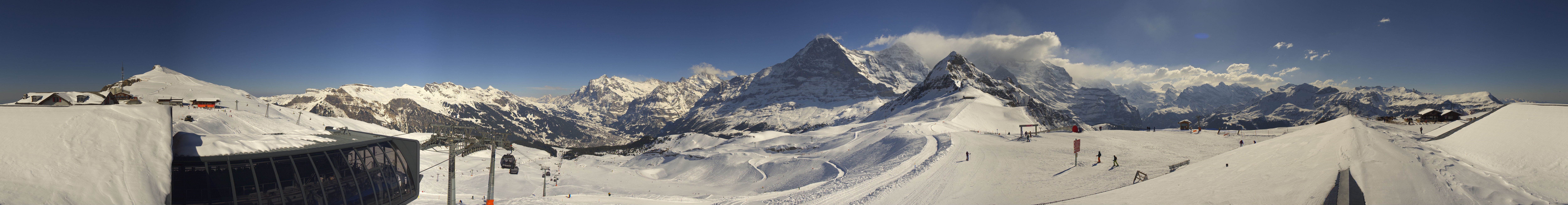 Archived image Webcam Panoramic view from the Männlichen