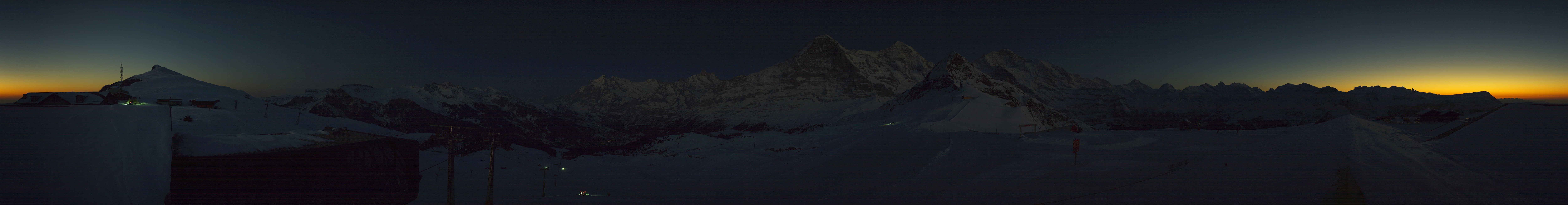 Archived image Webcam Panoramic view from the Männlichen