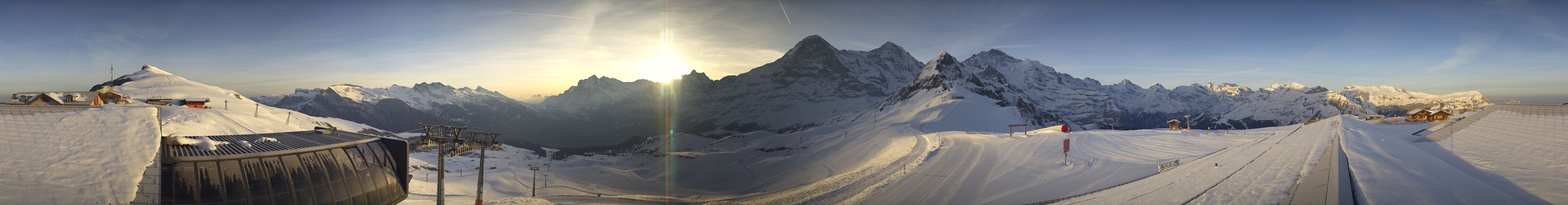 Archived image Webcam Panoramic view from the Männlichen