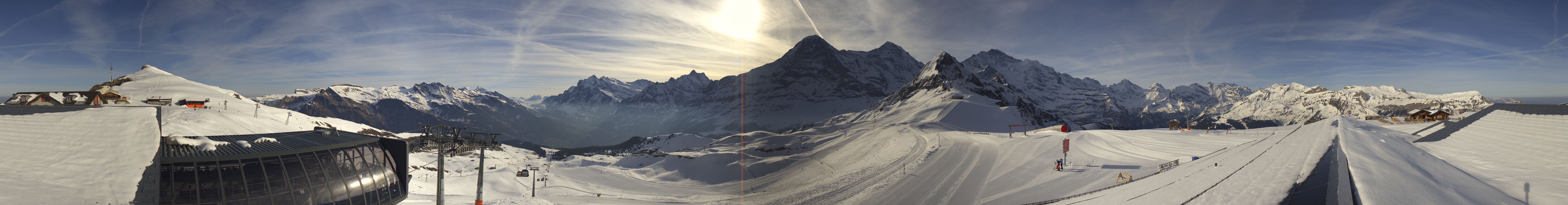 Archived image Webcam Panoramic view from the Männlichen